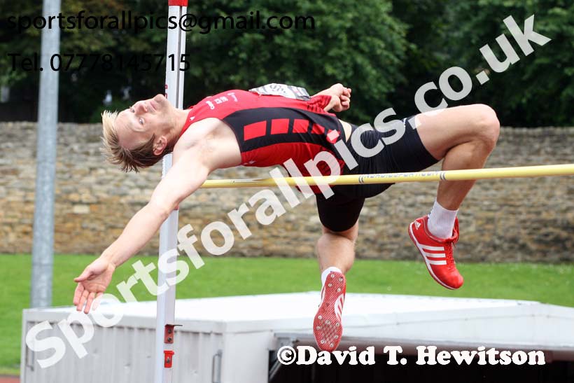 Mens decathlon high jump, EAP International Cominted Events, Hexham. Photo: David T. Hewitson/Sports for All Pics